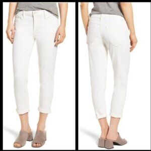 Mother The Dropout Skinny Cropped Jeans White 25